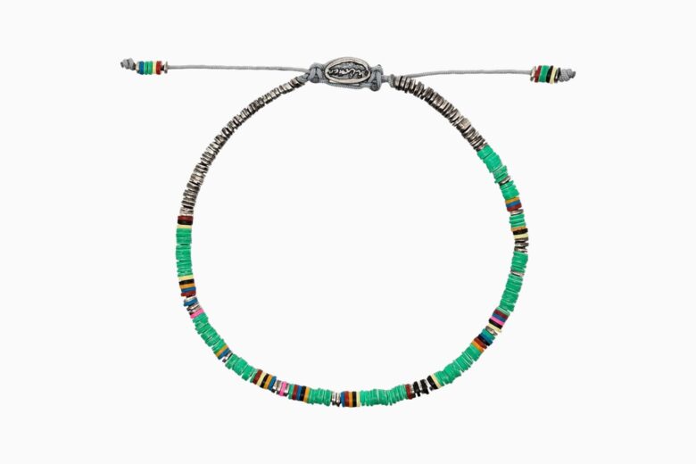best bracelets men m cohen drawstring beaded bracelet review - Luxe Digital
