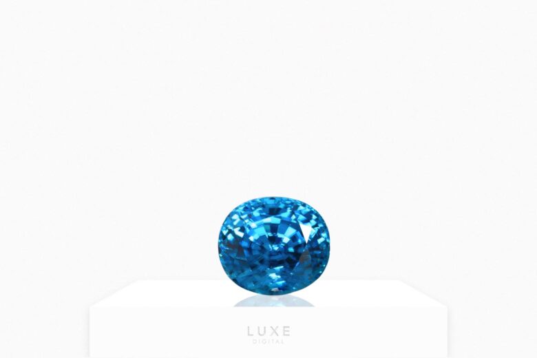 blue gemstones blue zircon - Luxe Digital