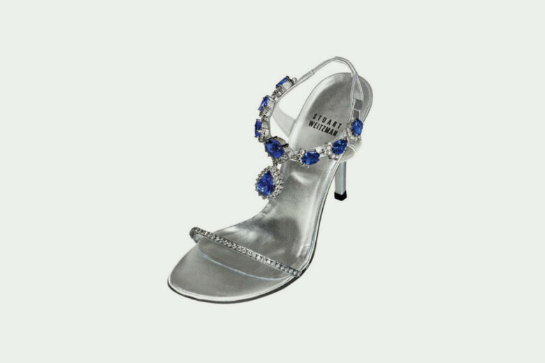 most expensive shoes stuart weitzman tanzanite heel review - Luxe Digital