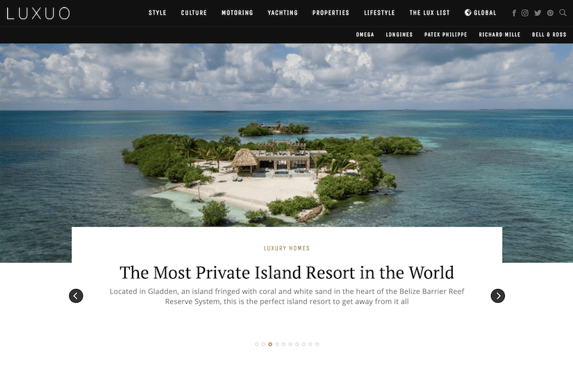 best luxury magazine Luxuo - Luxe Digital